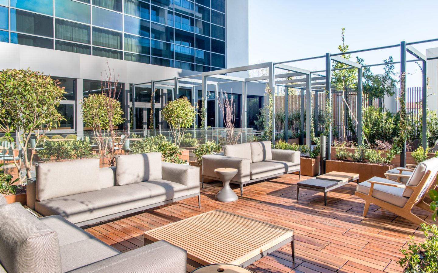 outdoor lounge at Four Points by Sheraton Venice Mestre